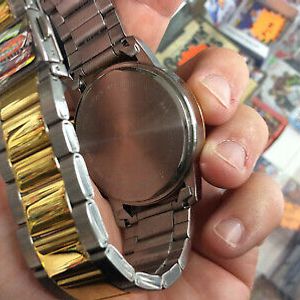 Citizen Mens Watch 0520-S121442 Black Face Steel Band Band Used