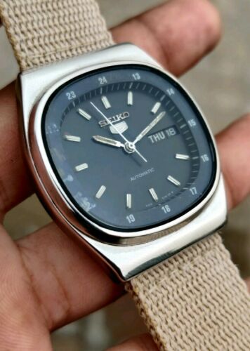 Vintage Seiko 5 Railway Time Automatic Movement 6309-510A Japan Made Men's  Watch | WatchCharts
