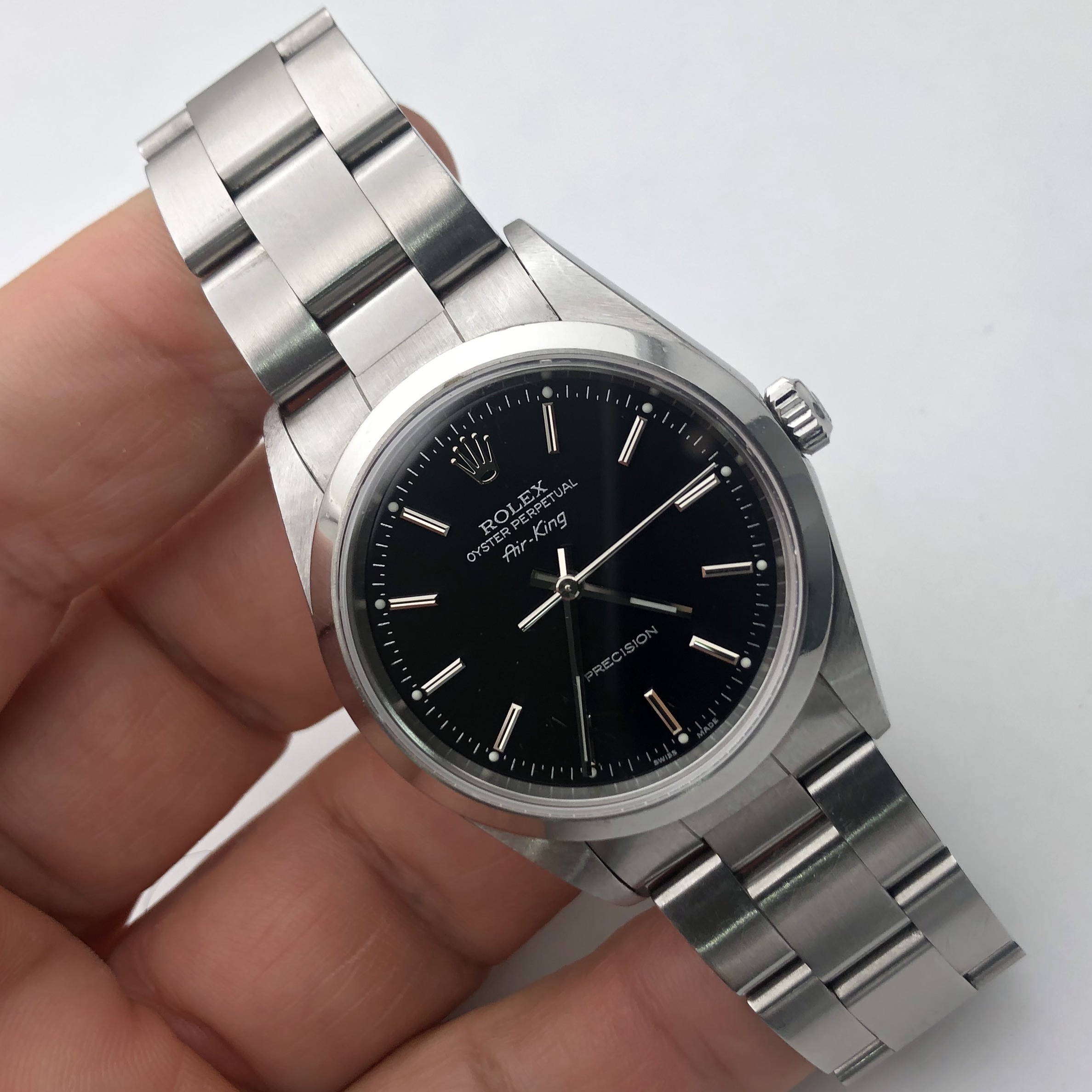 FS: Rolex Air King Precision 14000 Dial Never Polished Automatic | WatchCharts