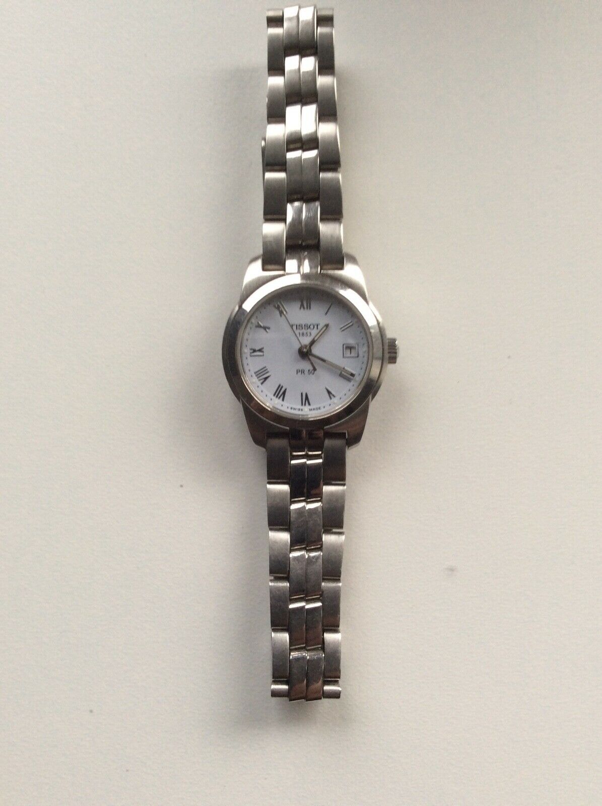 Ladies Vintage Tissot PR50 1853 J326 426k Stainless Steel Sapphire