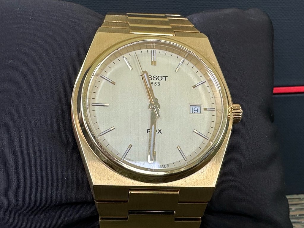 Tissot PRX Quartz Yellow Gold T137.410.33.021.00