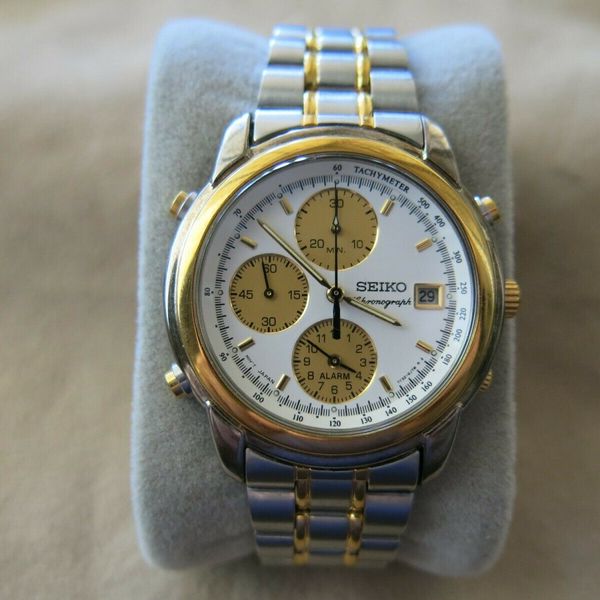 Seiko Chronograph 7T32-6G43 New battery and completely reset fully