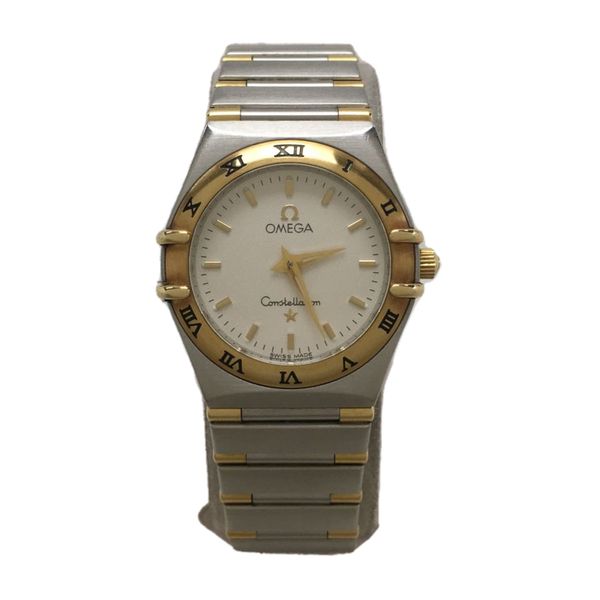 [Used] OMEGA Quartz watch / Analog / Stainless steel / WHT / SLV