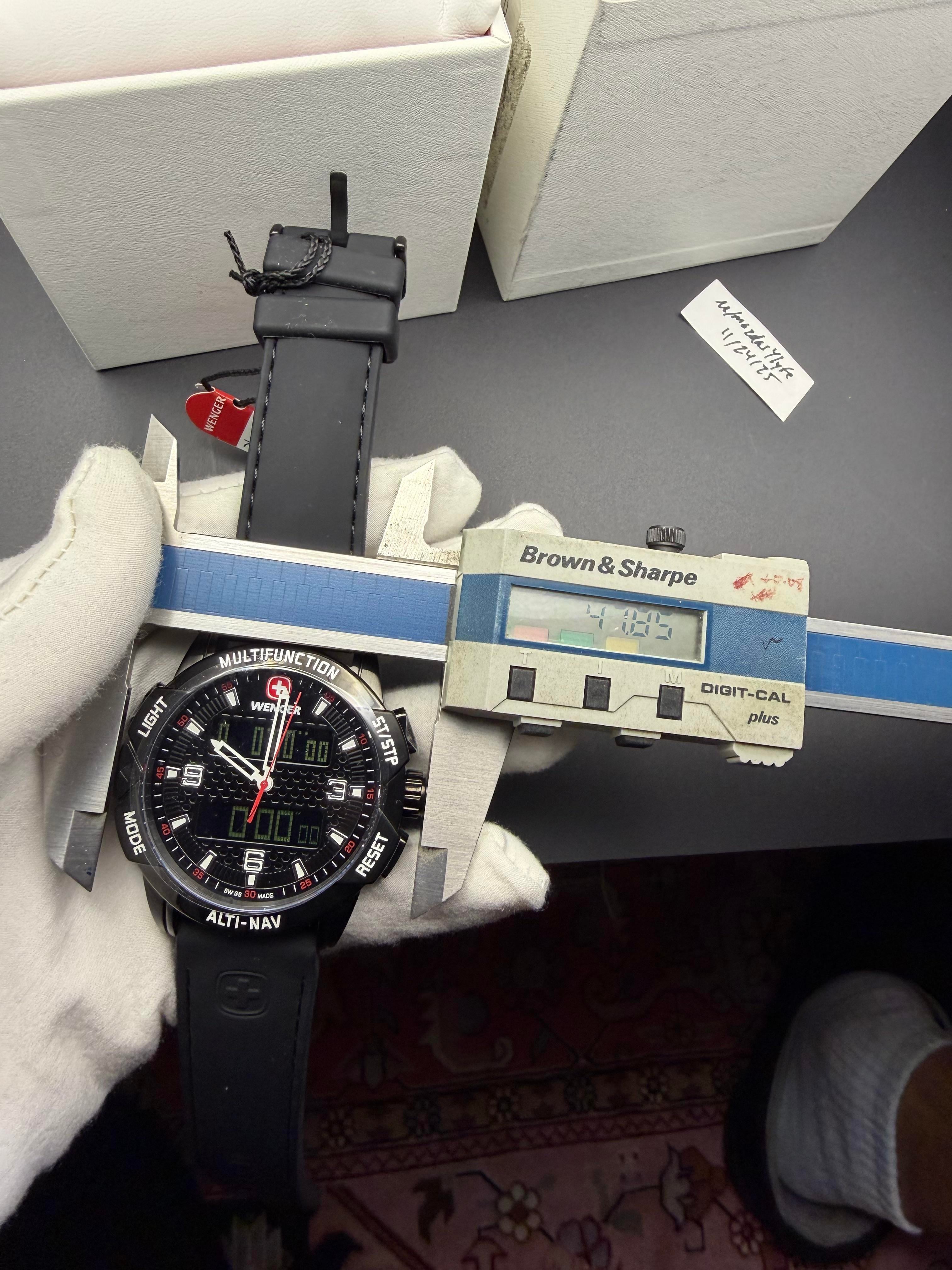Wenger 077-158△WENGER/ WENGER 77003 クロノグラフ/USED AGChrono 