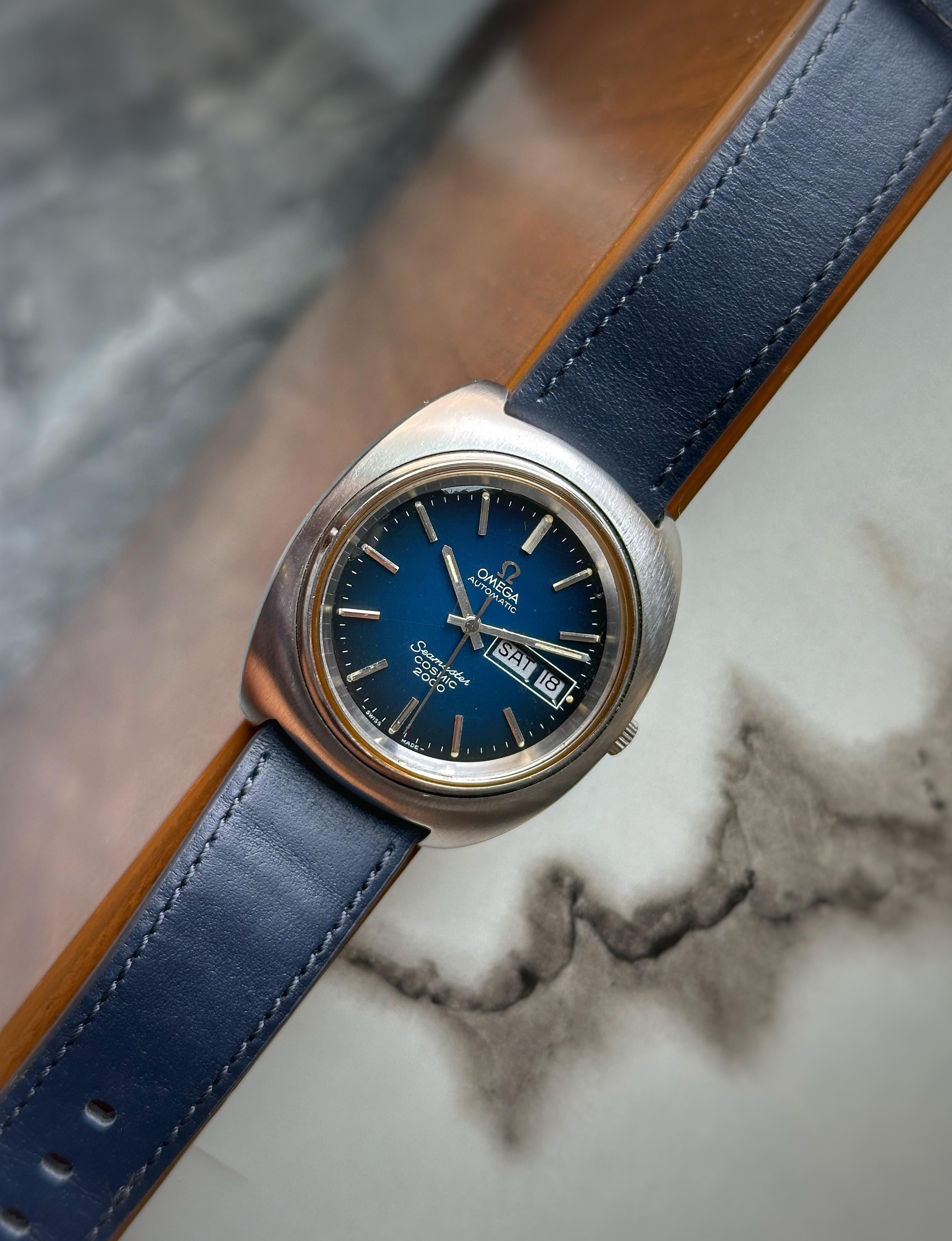 WTS] Omega Seamaster Cosmic 2000 Beautiful Blue Vignette 
