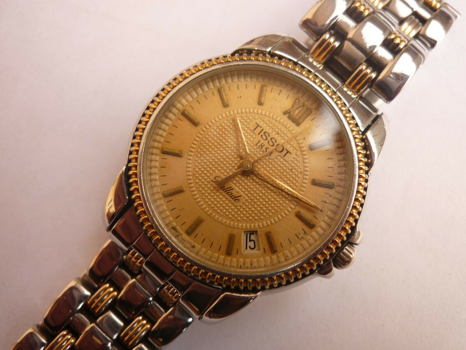 Tissot Ballade Quartz C267/367C Date Sapphire St-Steel Swiss Watch 