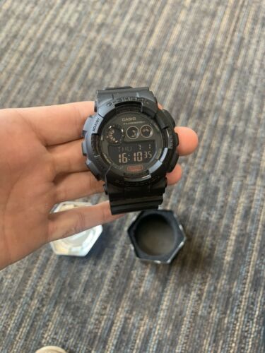 GIGN French Military Casio G Shock Digital 200m Black Resin Watch GD120MB 1 Rare WatchCharts Marketplace