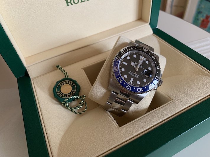 Rolex gmt 2 outlet batman 2019