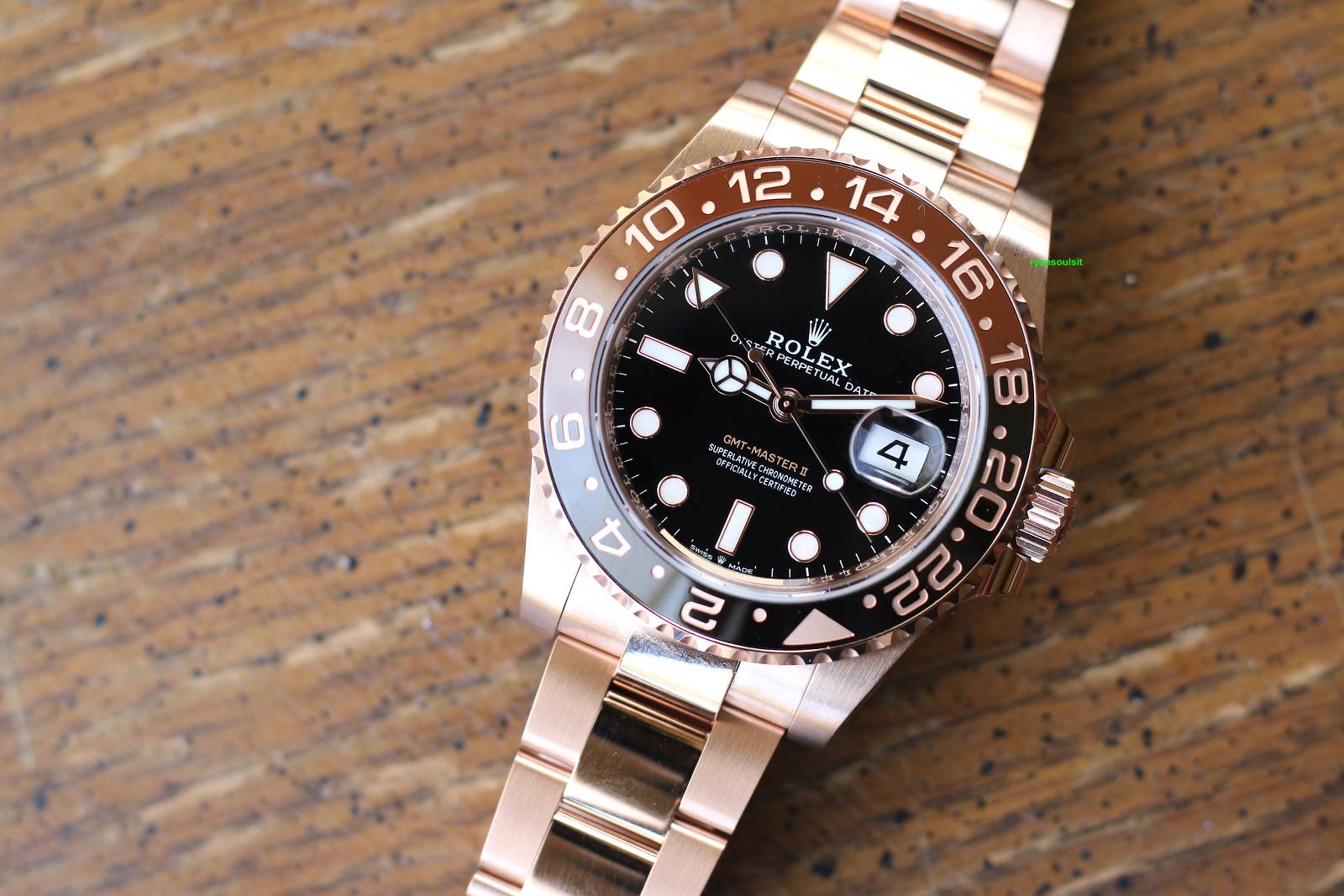 46 925 USD FS BNIB 2023 Rolex 40 GMT MASTER II Everose Gold