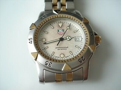 TAG HEUER 955.713G QUARTZ WRISTWATCH WITH BOX PAPERS and EXTRA