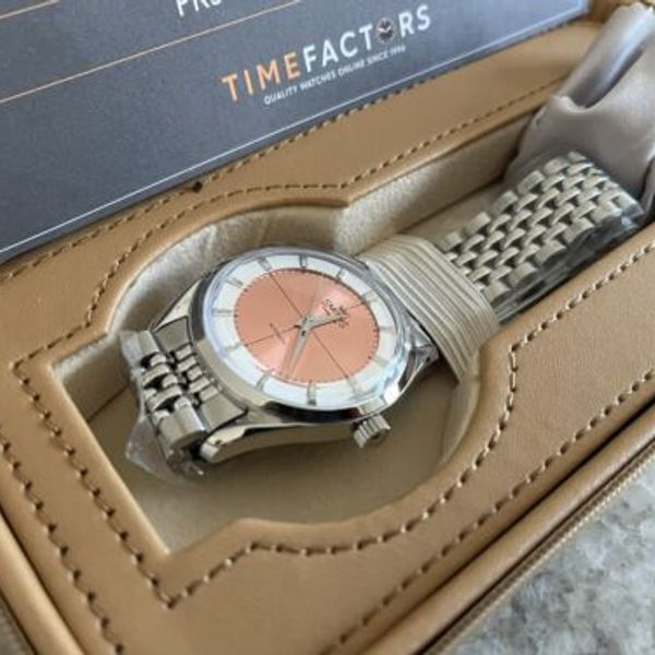 Timefactors Smiths PRS-54 Trans-Global Automatic Salmon Dial Watch