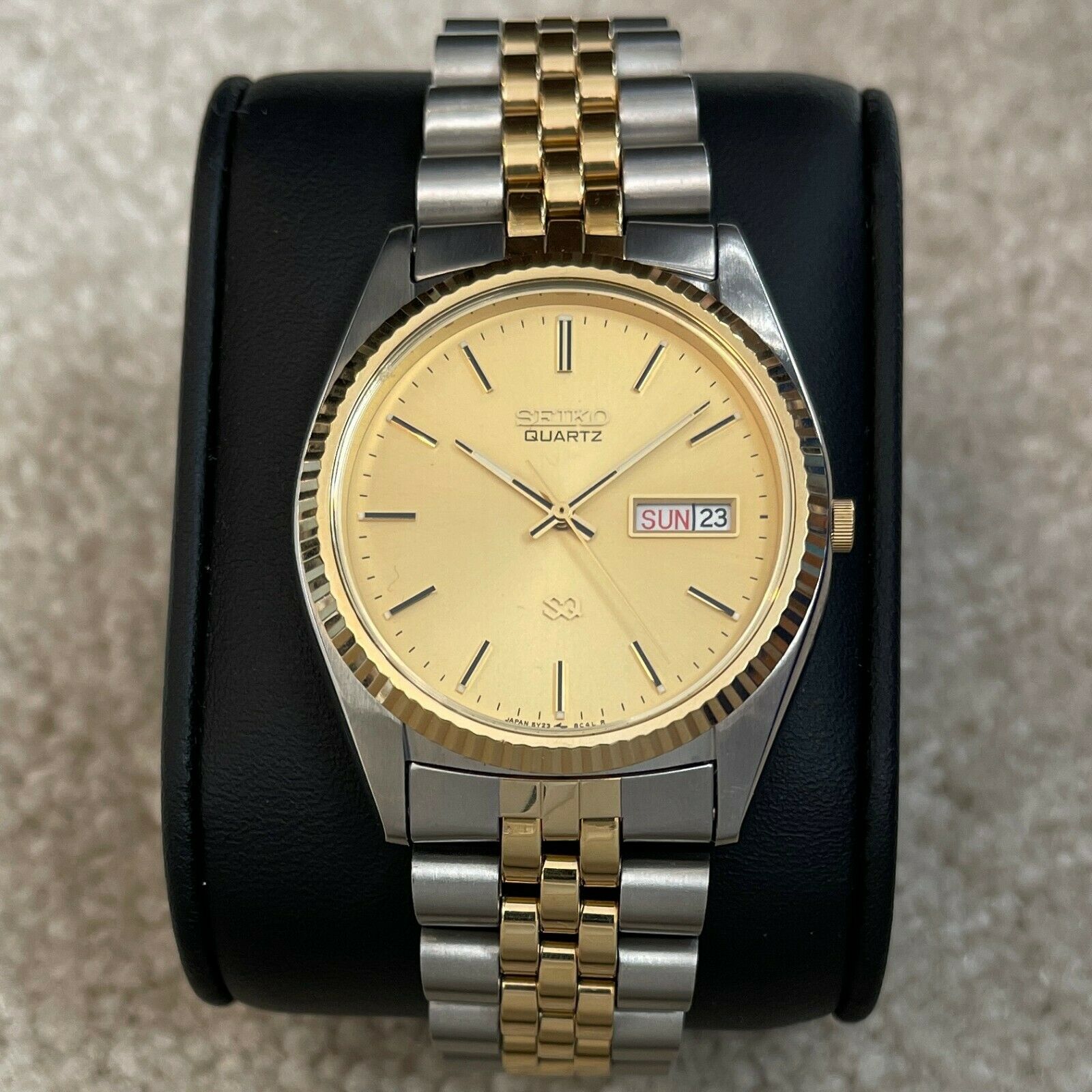 Vintage Seiko SQ 5Y23 8A60 Men s Day Date Birth Year September