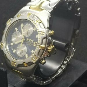 Vint Seiko 7T62-0CR0 Chronograph Men's Quartz Watch Need Battery or Parts  AS-IS | WatchCharts