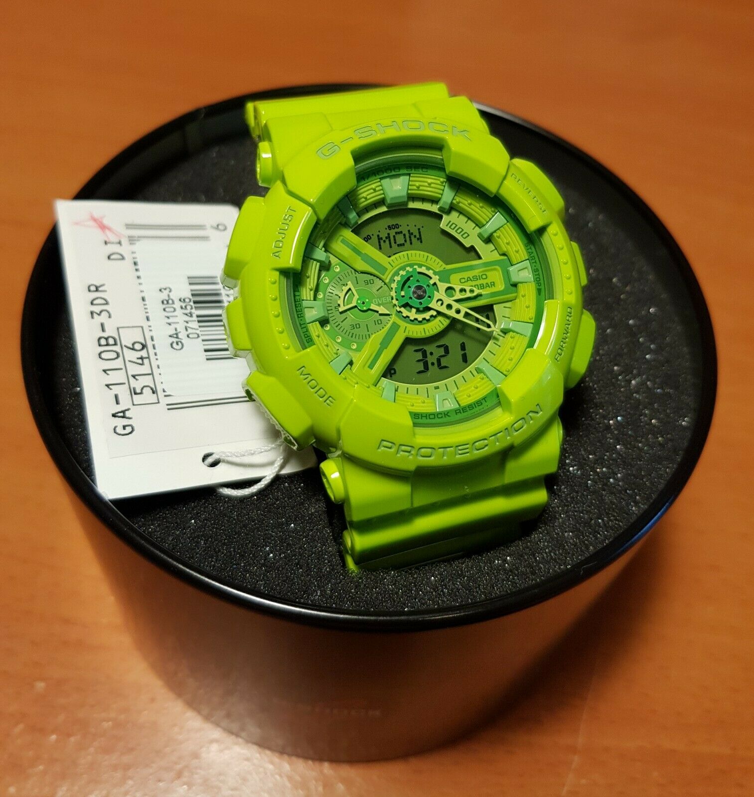 New CASIO G Shock GA 110B 3 Lime Green Hyper Color Limited Edition Mens Analog WatchCharts Marketplace