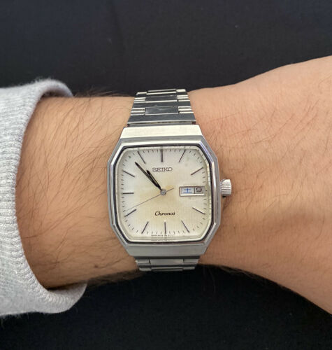 Seiko Chronos Quartz 5H23-5100 Day Date Vintage Men's