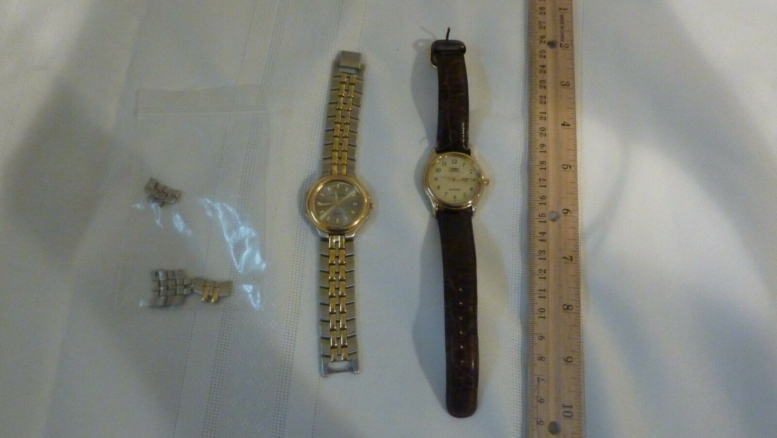 MENS WATCHES Halston and Timex Indiglo WatchCharts