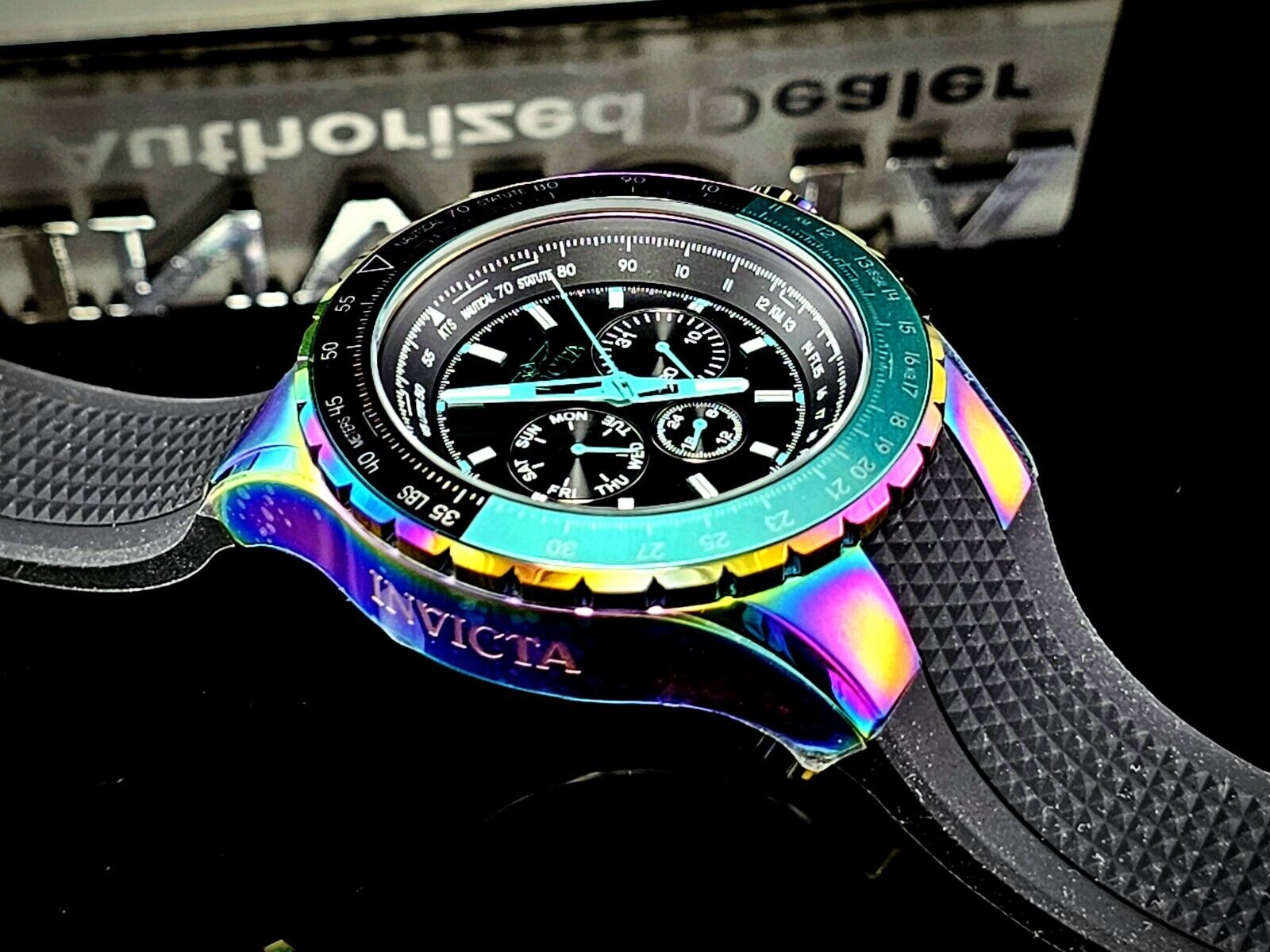 Invicta best sale iridescent watch