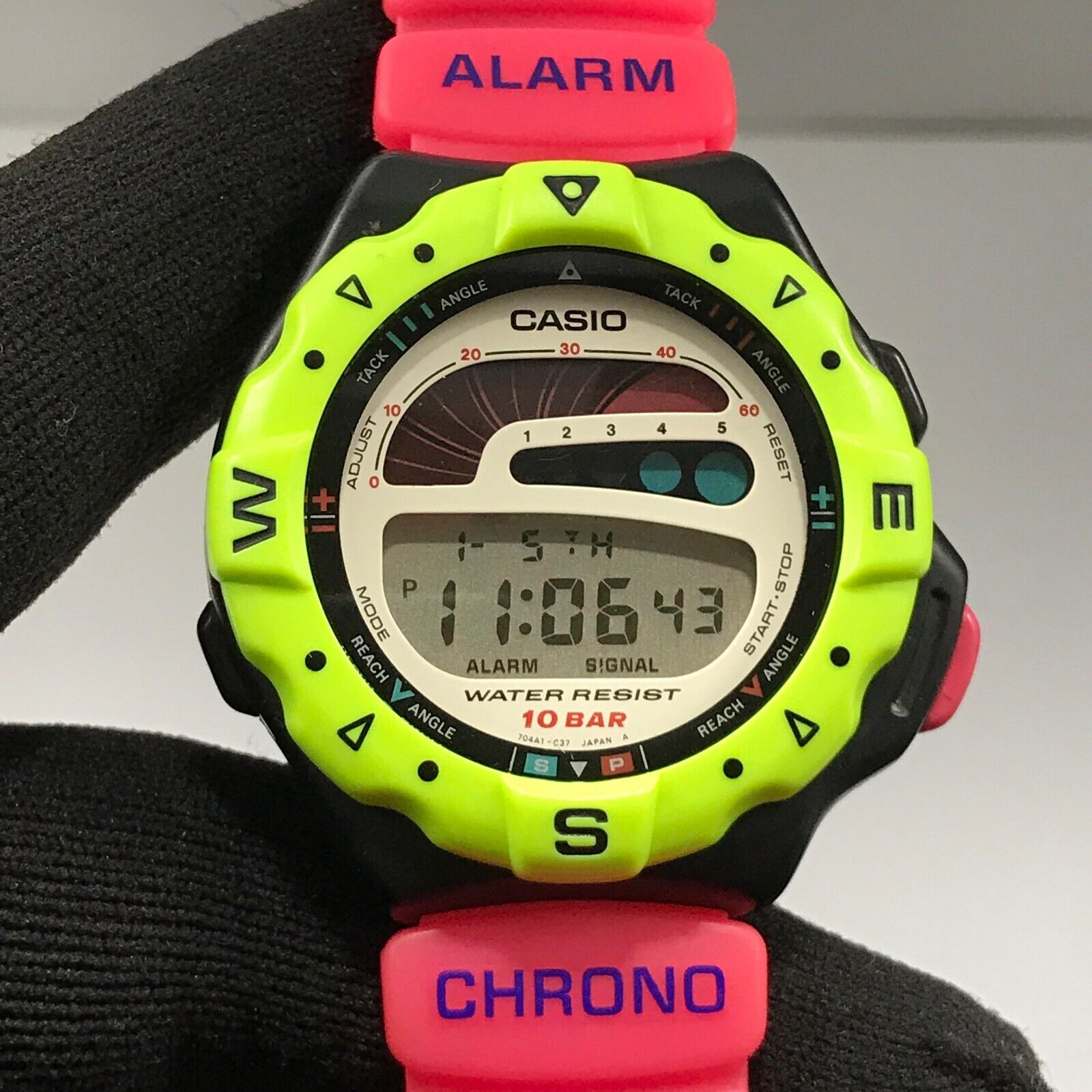 Vintage Casio SUF-120 Surfing Timer Sports Digital 1980s Japan Men 