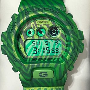 WTS] Casio G-Shock DW-6900ZB-3 Green Zebra Striped Camouflage