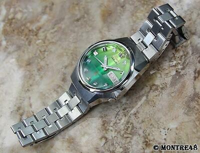 Seiko Advan Vintage 7019 7330 Mens Auto 36mm Japan Stainless