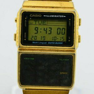 Watches88 Casio Data Bank Gold Collection Bc 611g 1df