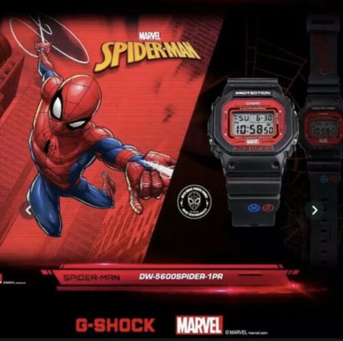 Limited Edition G-Shock X Marvel Avengers Spider-Man DW-5600
