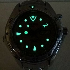 Rare Seiko Scuba 200m Pippin SBBW067 5M43-0D90 Metallic Orange