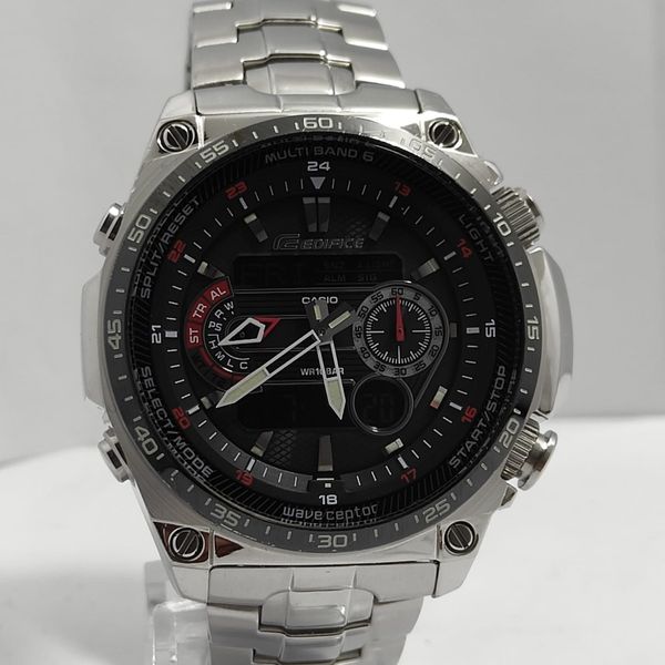 casio edifice mens solar multi band 6 watch ECW-M300E | WatchCharts ...