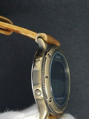 CASIO GMW-62 希少モデル MOON GRAPH RARE 909 CASIO VINTAGE DIGITAL WATCH MOON GRAPH NOS GMW-62 BRONZE