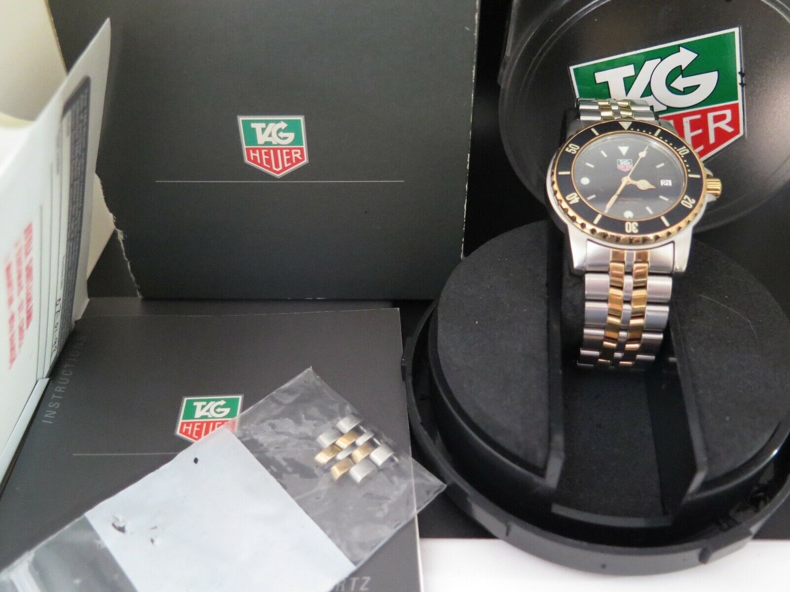 Mens TAG Heuer Professional 1500 Two Tone Watch WD1220 00