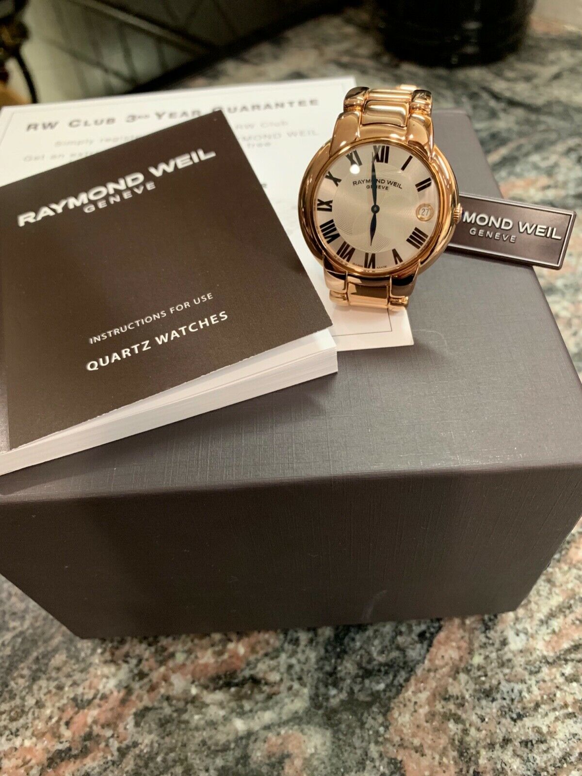 Raymond weil sale jasmine rose gold