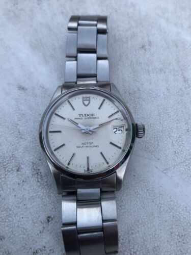 Vintage Rare Tudor Prince Oysterdate Self Winding Medium Size Ref
