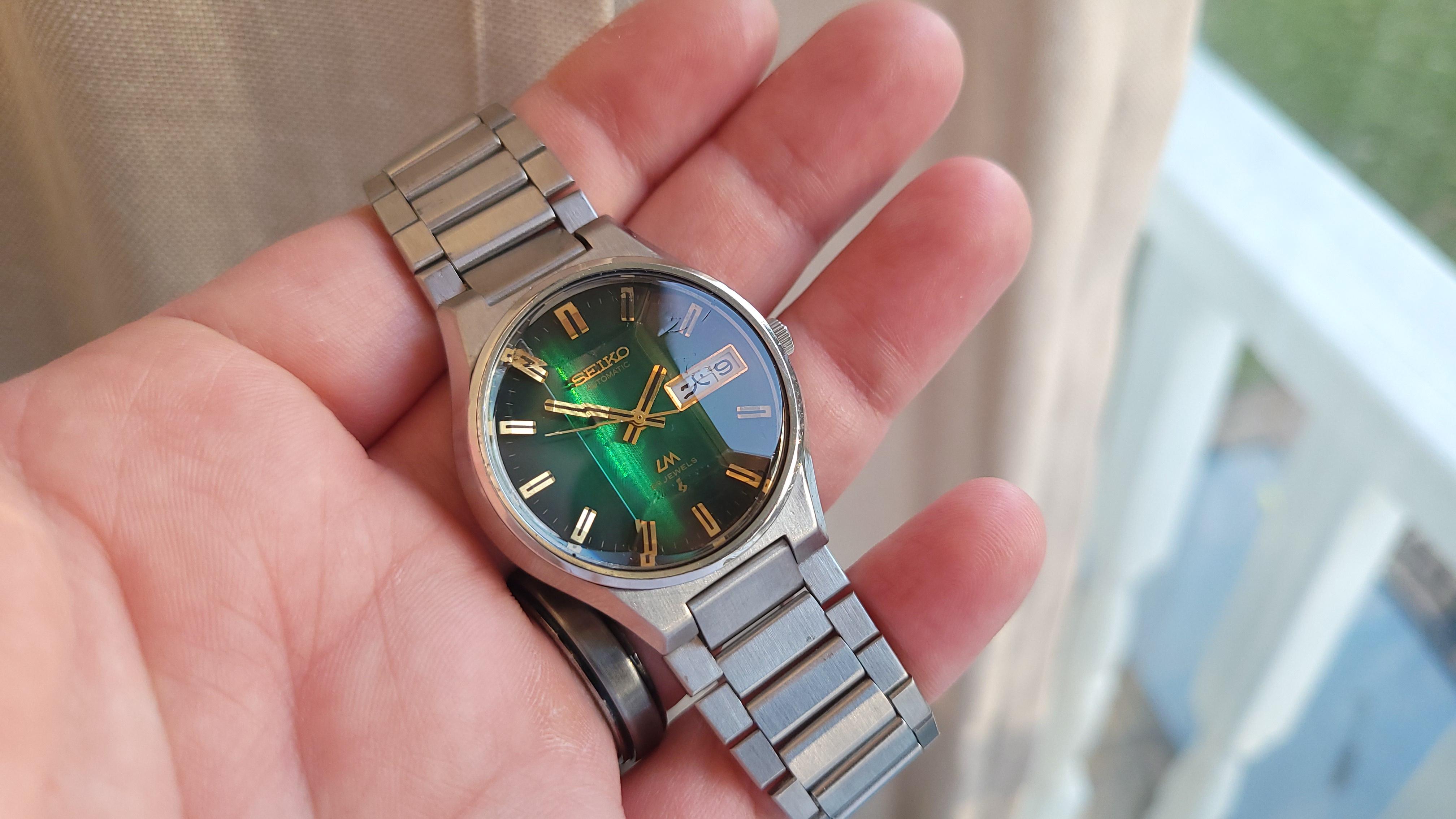 WTS] Seiko Lord Matic 5606-7350 Emerald Green - Serviced - $225