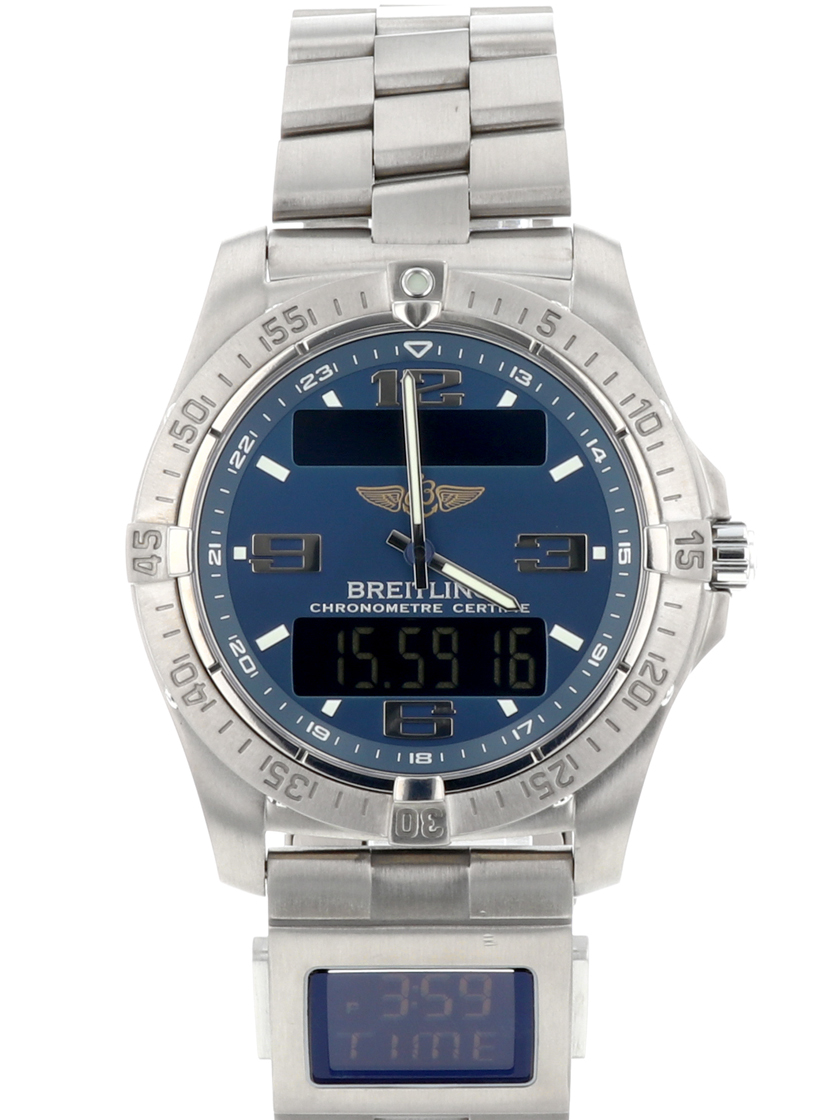 [Used] [With maker box] Breitling E79362 Aerospace Avantage Titanium ...