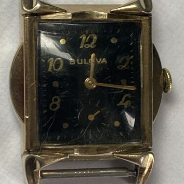Vintage 10K Gold RGP Bulova Watch Running | WatchCharts Marketplace