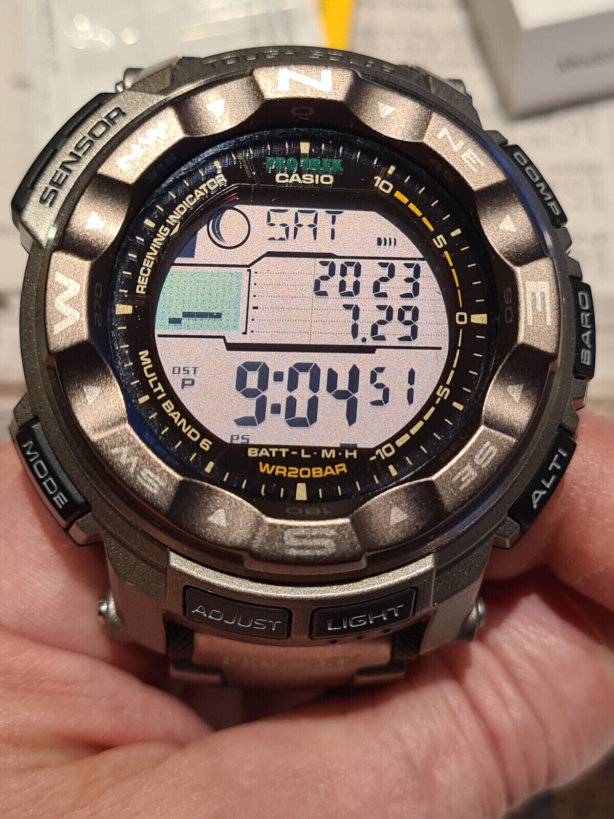 Casio Pro Trek PRW 2500T 7ER. Boxed. Immaculate. MultiBand 6. Tough Solar. UK. WatchCharts Marketplace