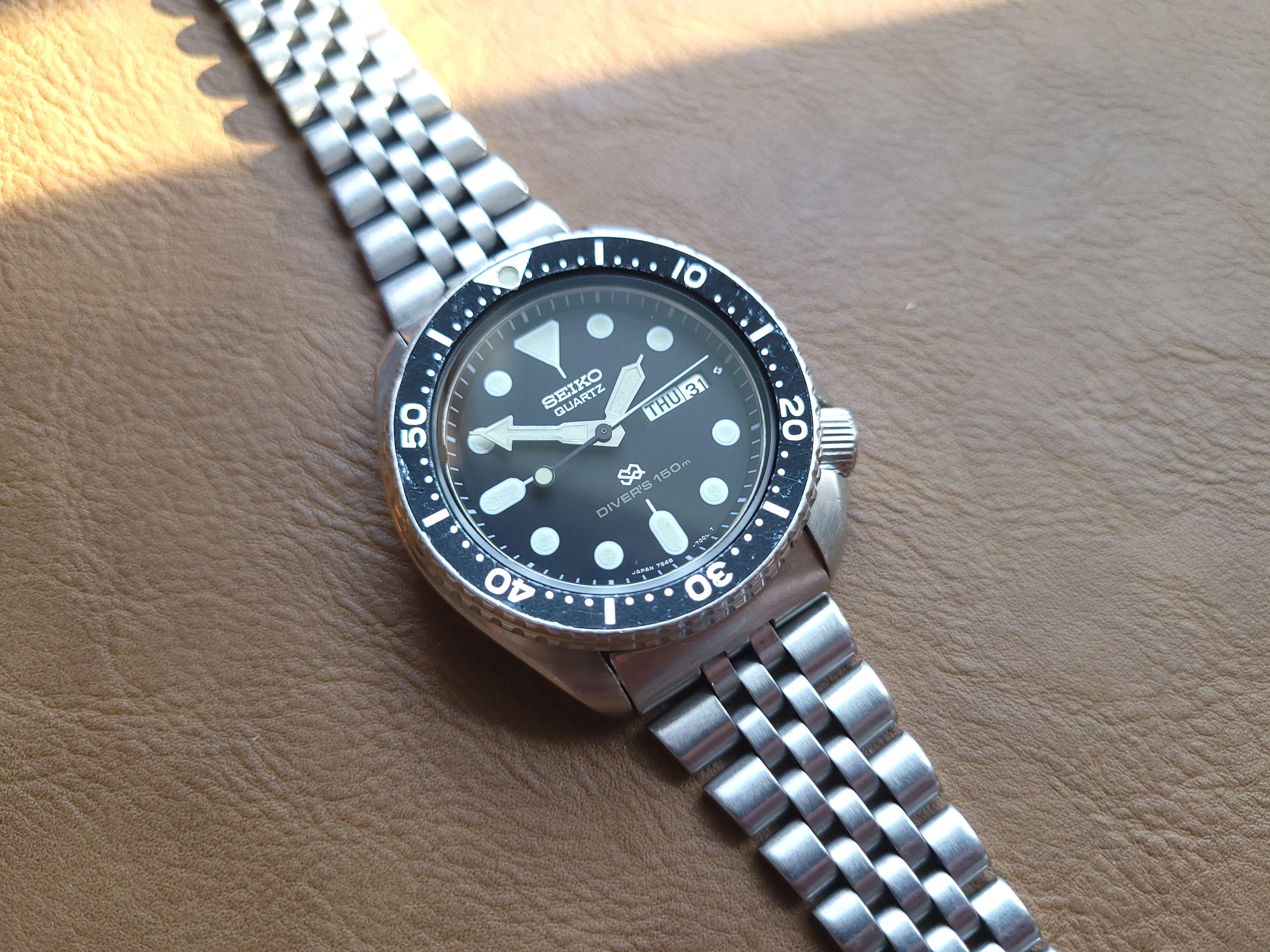 WTS Seiko 7548 7009 Quartz Diver on OG Z199 Bracelet