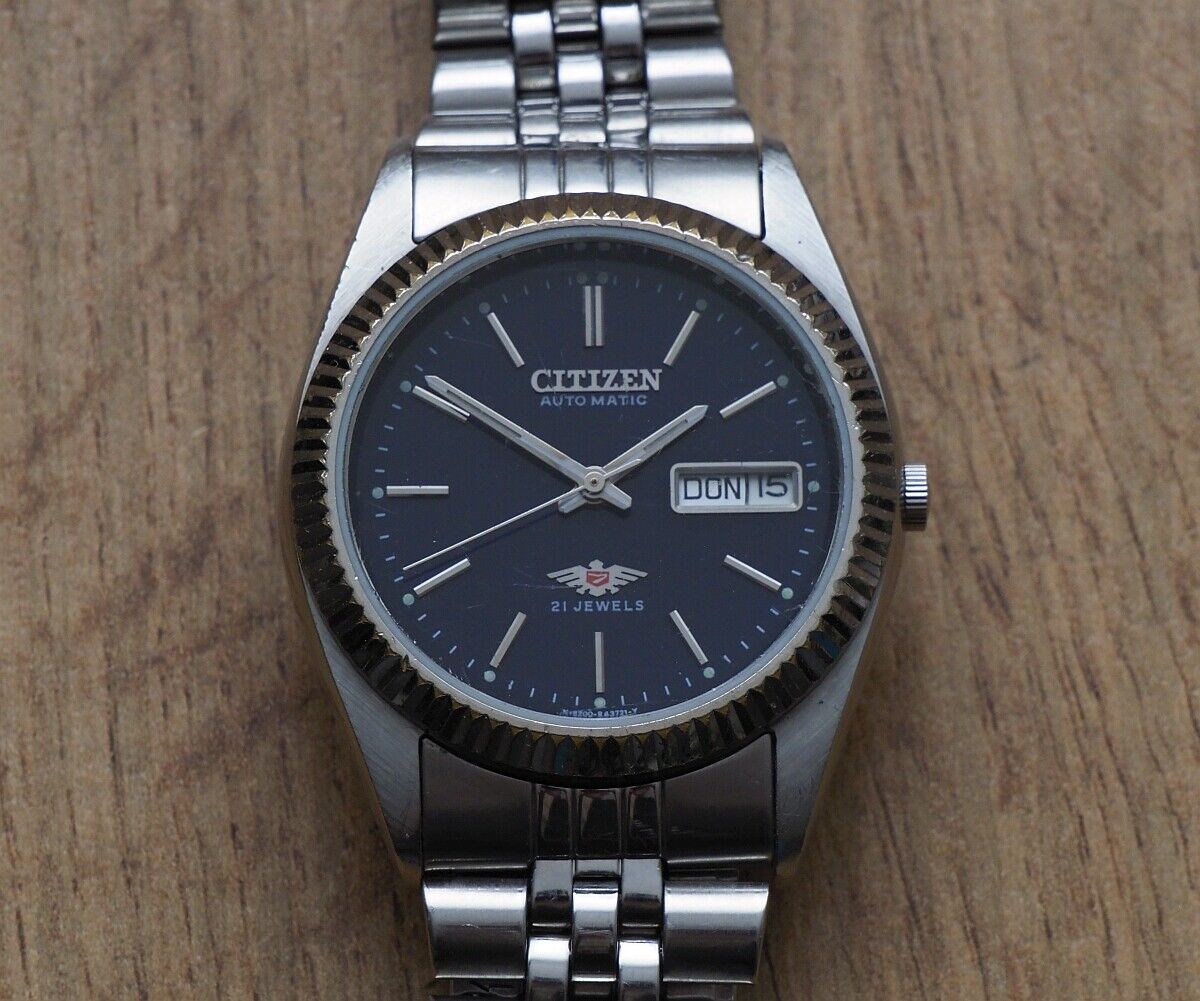 Citizen Eagle 7 Automatic Mechanical Wristwatch 4-R02149 RC GN-4W