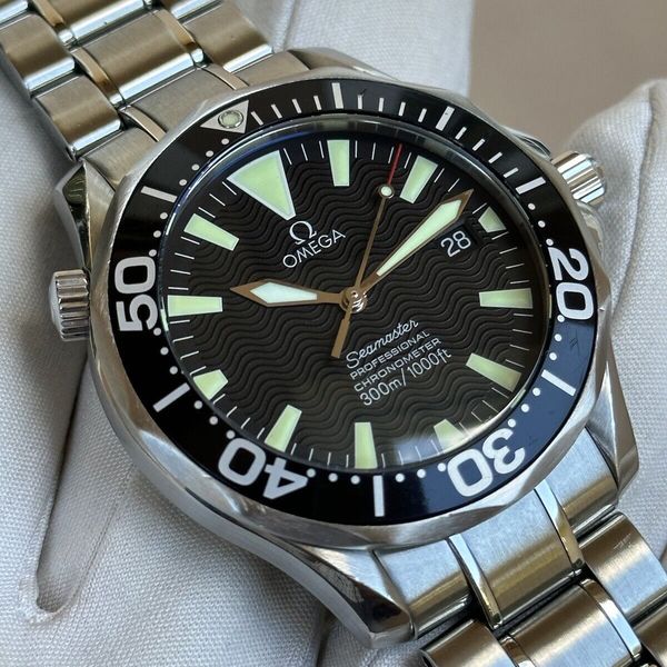 Omega Seamaster 300 - 2254.50 - 41mm Automatic Watch - Black Bezel ...