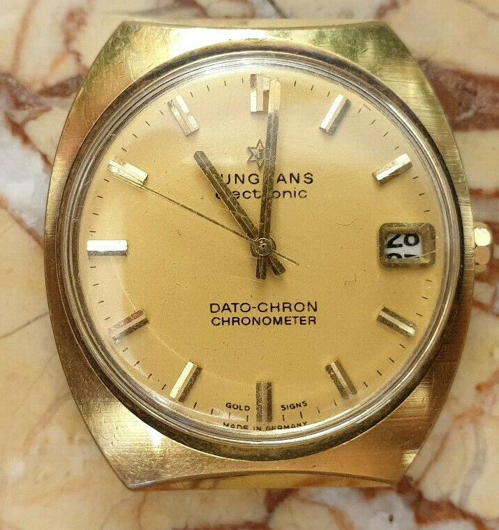 Vintage JUNGHANS 600.12 ELECTRONIC DATO CHRON CHRONOMETER