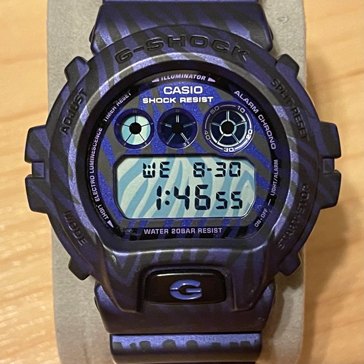 WTS] Casio G-Shock DW-6900ZB-2 Purple Zebra Camoflauge Digital