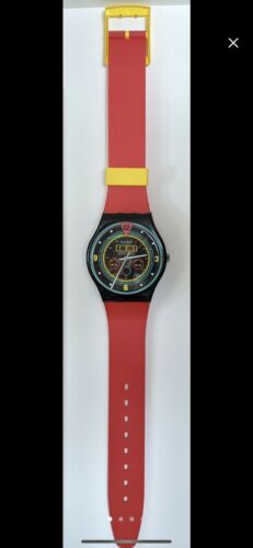 Swatch Watch Maxi Navigator Gb707 Mgb707 Wall Collectible