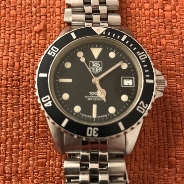 Inserto Lunetta Per Vintage Tag Heuer 1000 M Immersioni Profonde - Foto 5