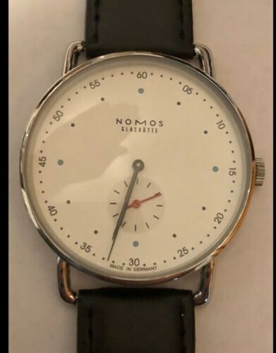 Nomos Glashutte Tetra Edelstahl ON3803 40mm White Face w extra