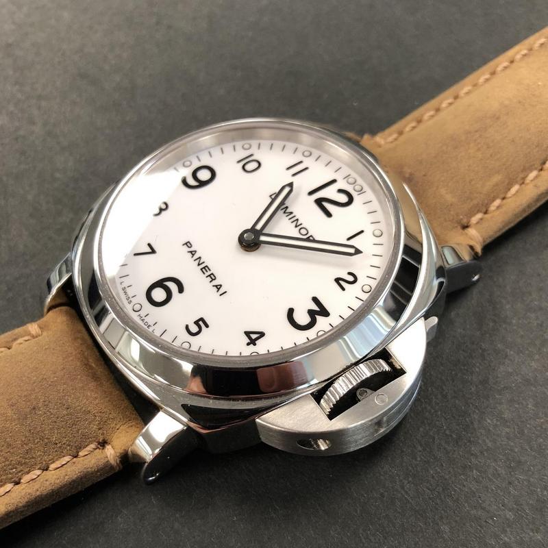 FS Panerai PAM 114 Luminor 44mm white dial base original bonus