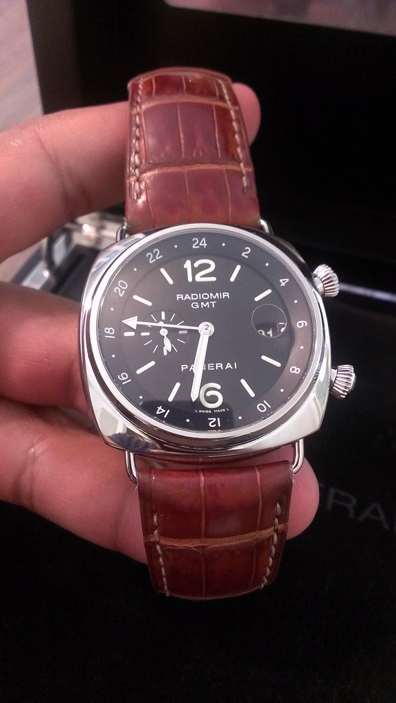 FS Panerai PAM 242 Radiomir GMT JLC Movement 45 mm Double Crown