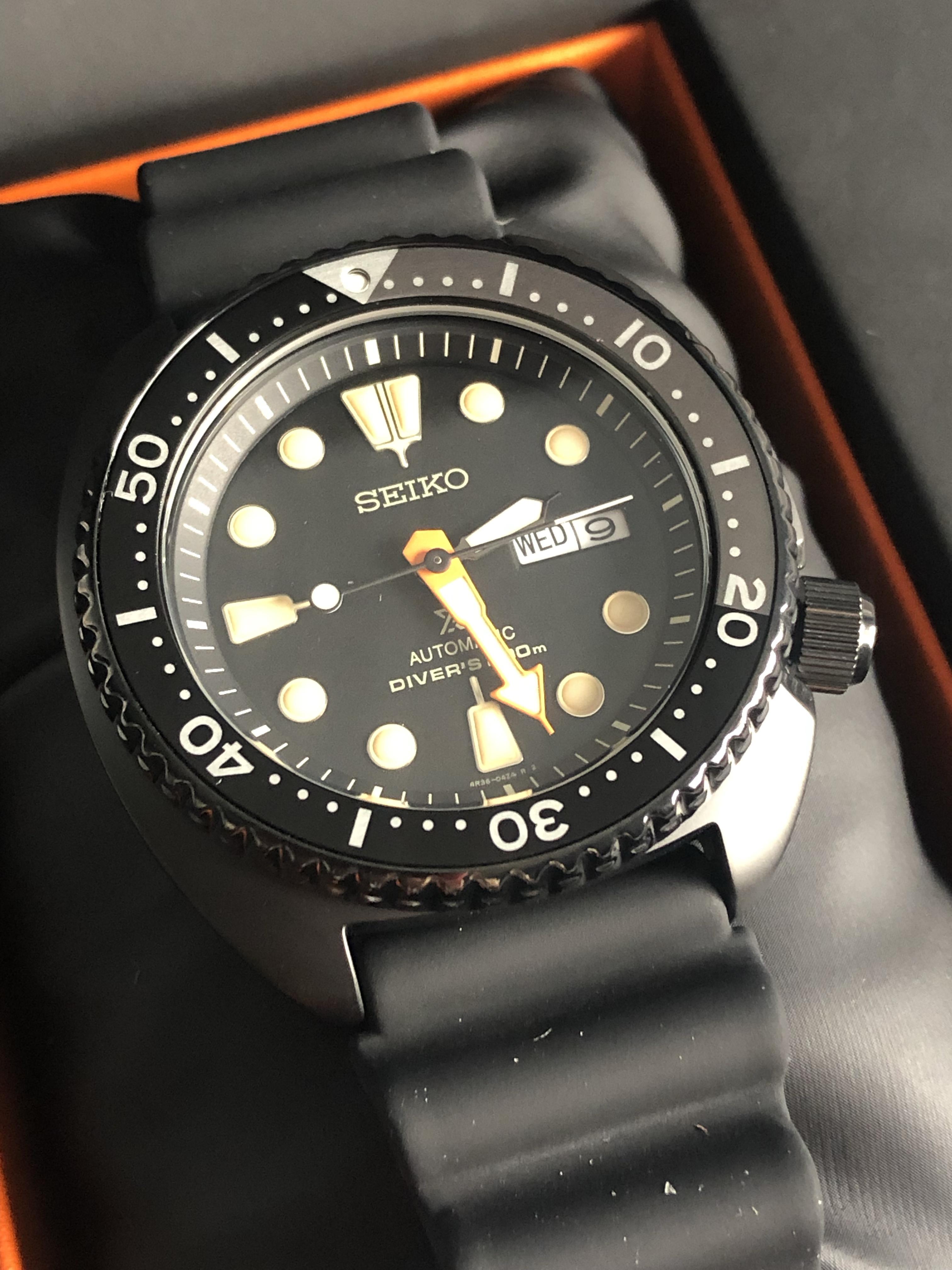 Seiko srpc49k1 clearance automatic black series