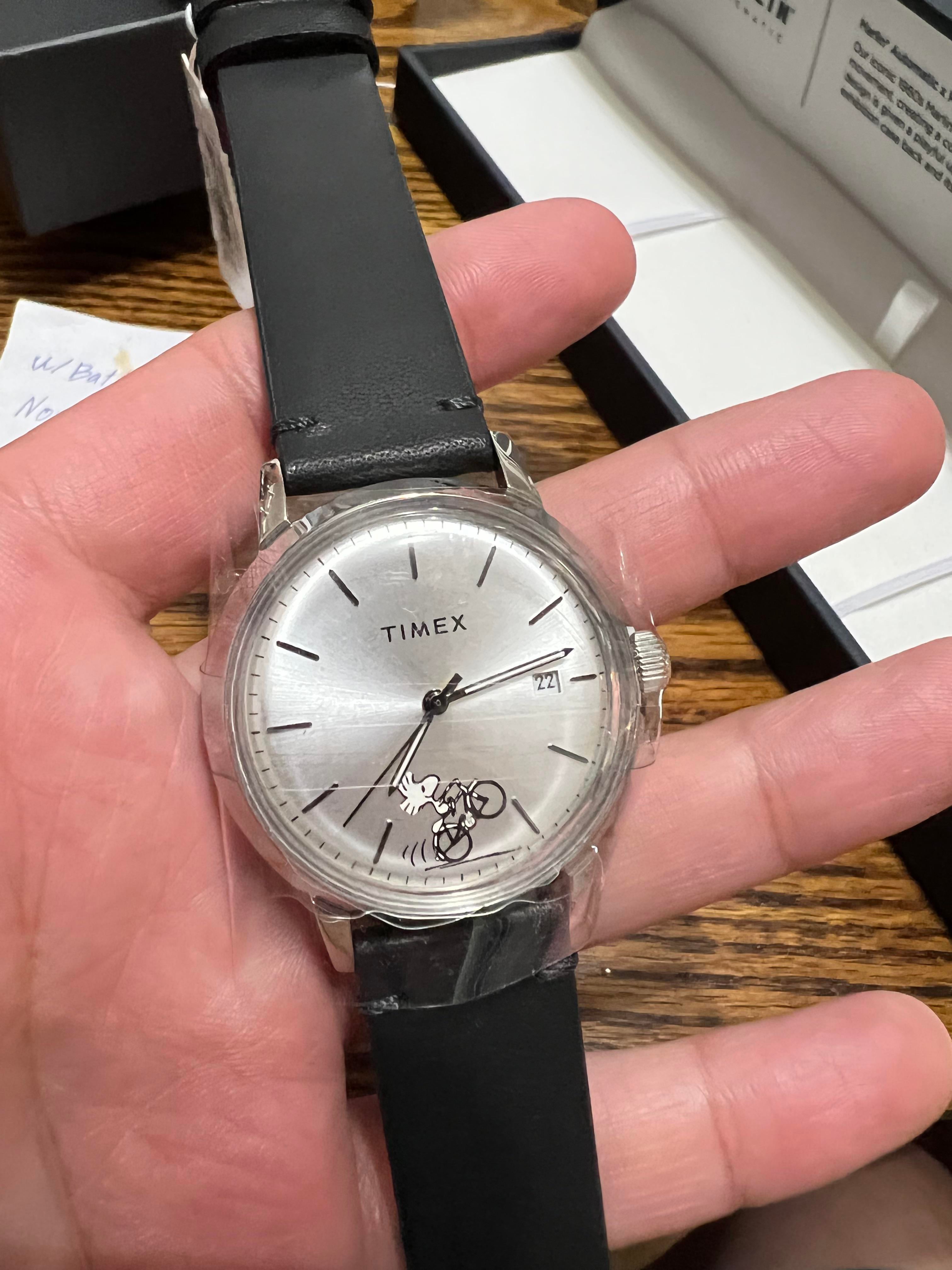 WTS Timex Marlin Automatic X Peanuts Featuring Woodstock Ride a