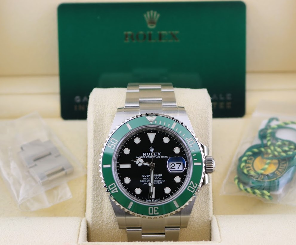 Unworn June 2023 Rolex Submariner 126610 LV Black Dial w/Full