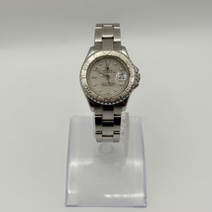 achan　0205 Rolex Yacht Master Lady Stainless Steel Watch Platinum Dial